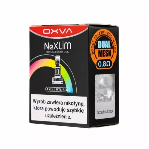 Grzaka Oxva Nexlim 0,8 ohm - Born To Vape