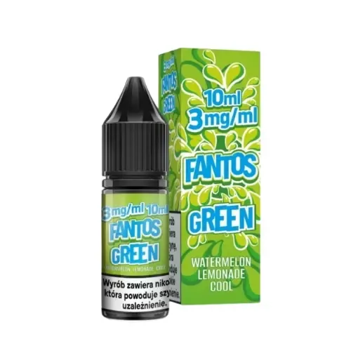  LIQUID FANTOS - GREEN 3MG 10ML