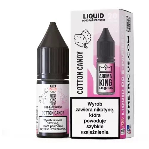 Liquid Aroma King Salt 20 mg 10 ml - Cotton Candy
