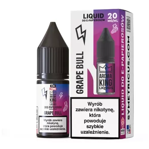 Liquid Aroma King Salt 20 mg 10 ml - Grape Bull
