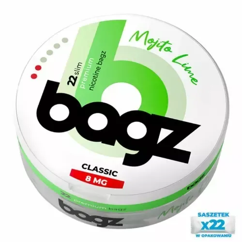 Saszetki nikotynowe BAGZ Mojito Lime 8mg