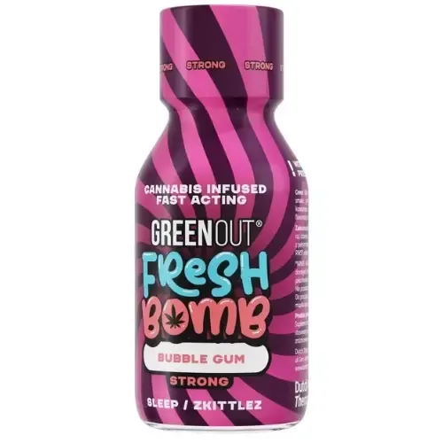 Green Out® Fresh Bomb Bubble Gum Shot konopny
