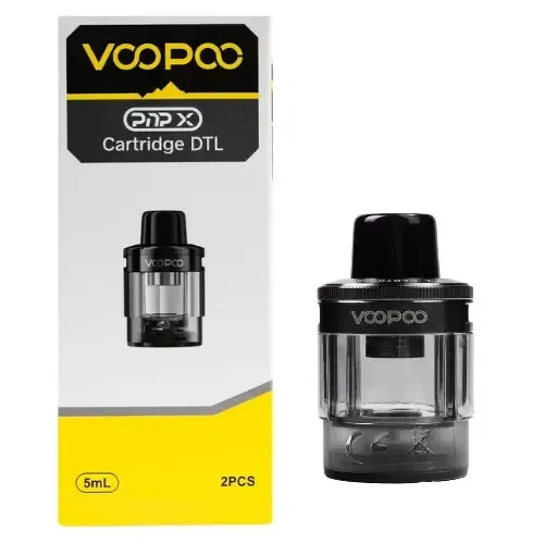VooPoo PNP-X DTL Black pusty  2ml pod Cartridge 