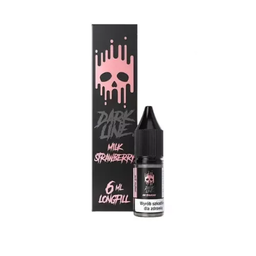 Longfill Dark Line 6/10ml - Milk Strawberry