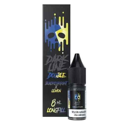 Longfill Double Dark Line - Blackcurrant x Lemon 8ml