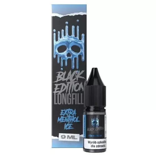  Longfill Dark Line Black - Extra Menthol Ice 9ml