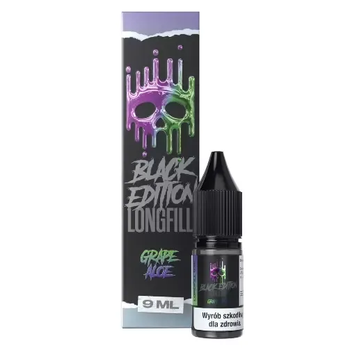  Longfill Dark Line Black - Grape Aloe 9ml