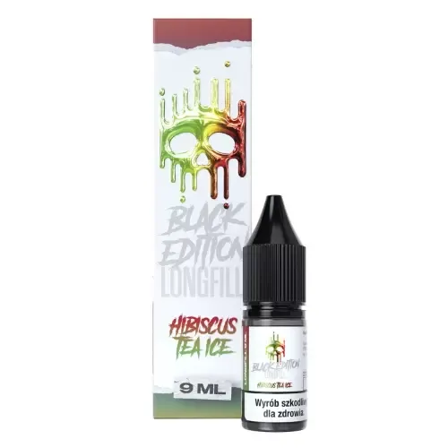  Longfill Dark Line Black - Hibiscus Tea Ice 9ml