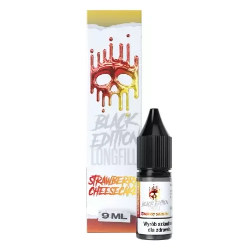  Longfill Dark Line Black - Strawberry Cheesecake 9ml