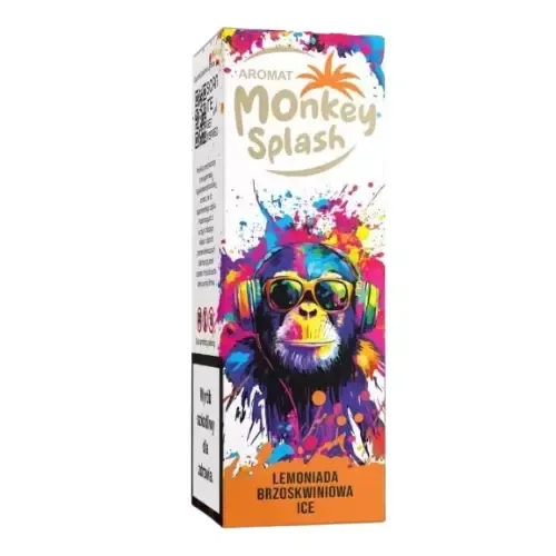  Longfill Monkey Splash 8/10ml - Lemoniada Brzoskwiniowa Ice