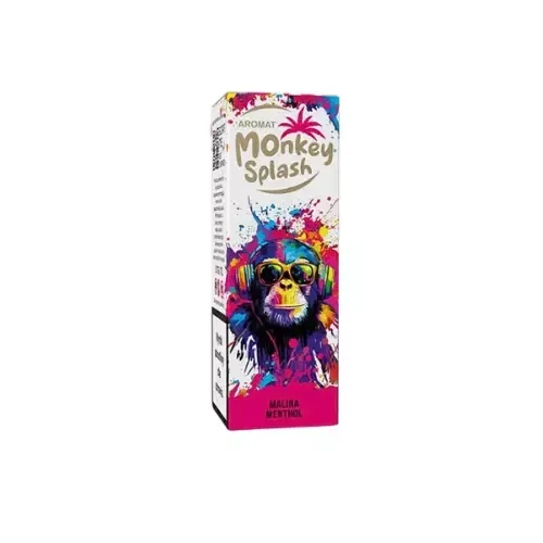 Longfill Monkey Splash 8/10ml - Malina Menthol
