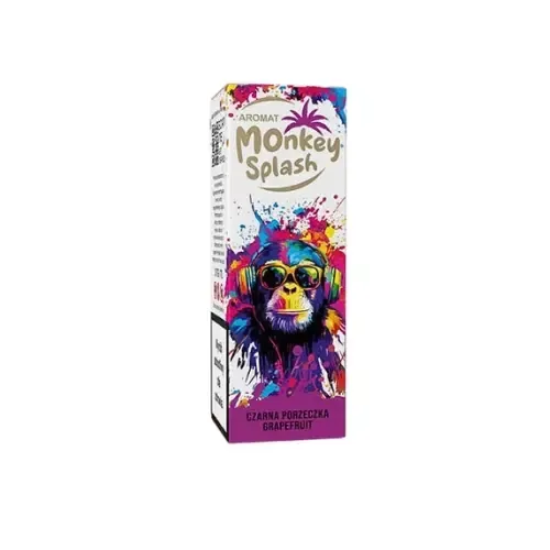 Longfill Monkey Splash 8/10ml - Czarna Porzeczka Grapefruit