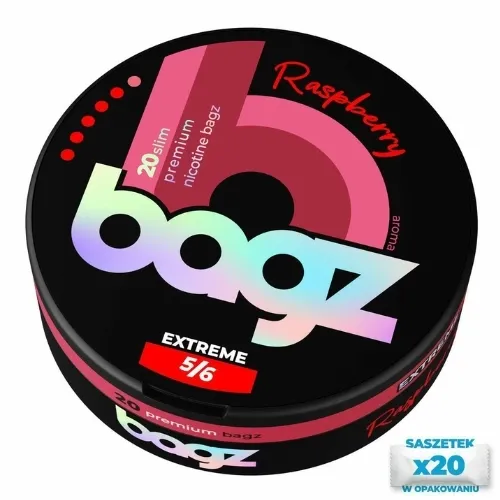 Saszetki nikotynowe BAGZ Raspberry 5/6