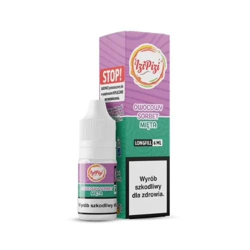 LONGFILL IZI PIZI - Owocowy Sorbet Mięta 6ML 