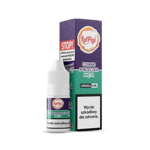 LONGFILL IZI PIZI - Czarna Porzeczka i Mięta 6ML 