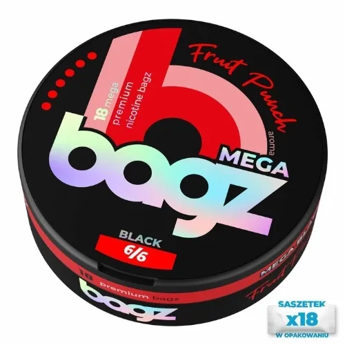Saszetki nikotynowe BAGZ Fruit Punch 6/6