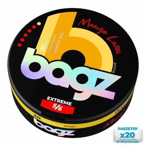 Saszetki nikotynowe BAGZ Mango Lassi 5/6