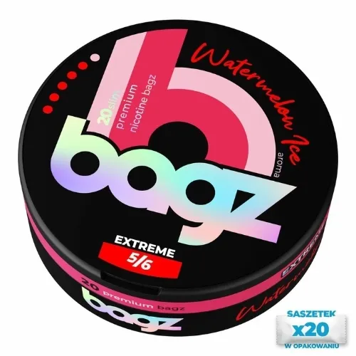Saszetki nikotynowe BAGZ Watermelon Ice 5/6