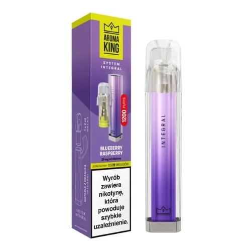  Zestaw Bateria + Wkład Aroma King Integral Blueberry Raspberry