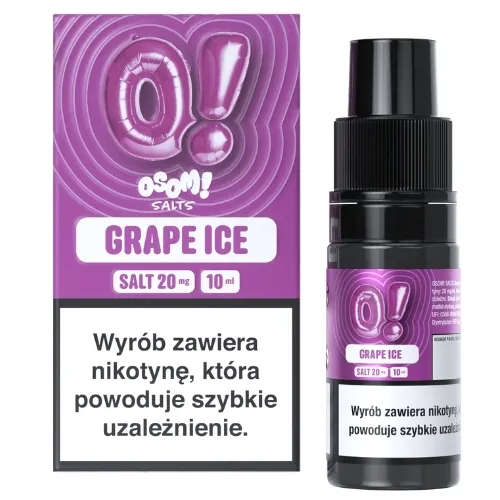  Liquid OSOM! Salts - Grape Ice 20mg 10ml