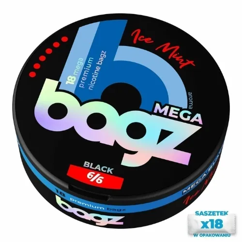 Saszetki nikotynowe BAGZ Ice Mint 6/6