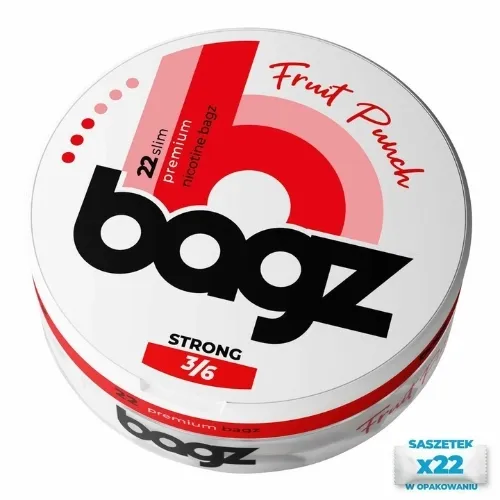  Saszetki nikotynowe BAGZ Fruit Punch 3/6