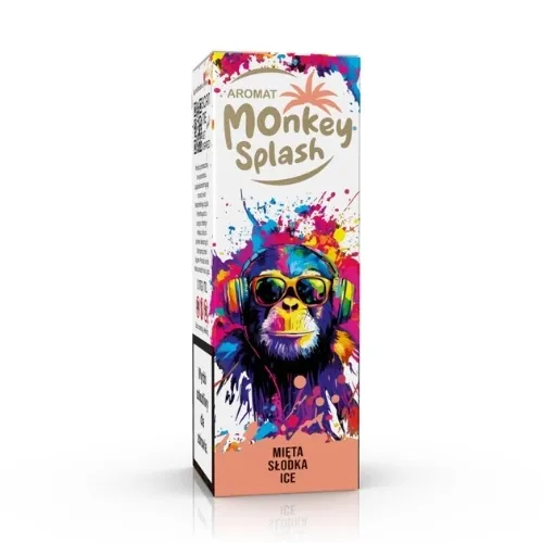  Longfill Monkey Splash 8/10ml - Mięta Słodka Ice