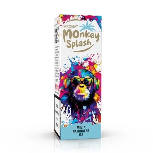  Longfill Monkey Splash 8/10ml - Mięta Naturalna Ice
