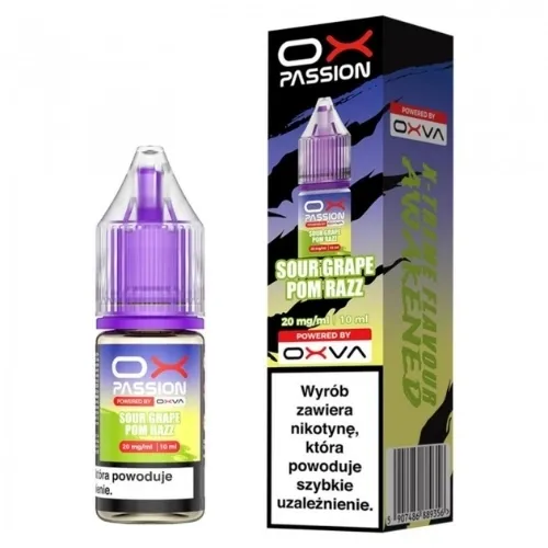  Liquid OX Passion - Sour Grape Pom Razz 10ml 20mg
