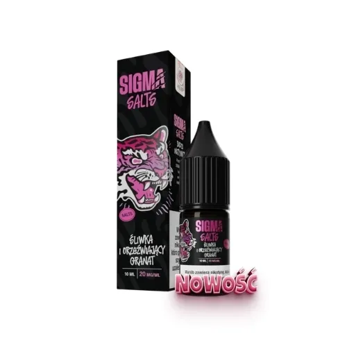  Liquid SIGMA SALTS - Śliwka i Orzeźwiający Granat 20MG 10ML