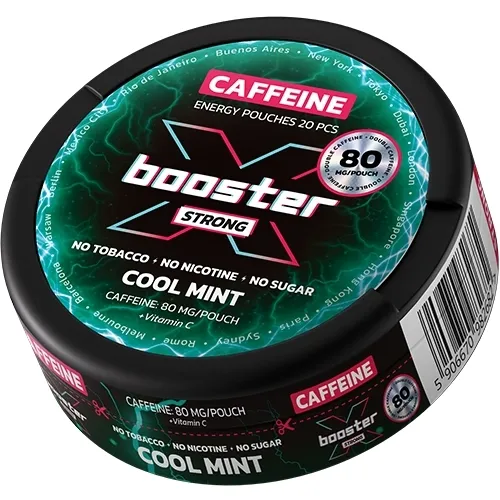 Woreczki Kofeinowe X-Booster Cool Mint 80 mg