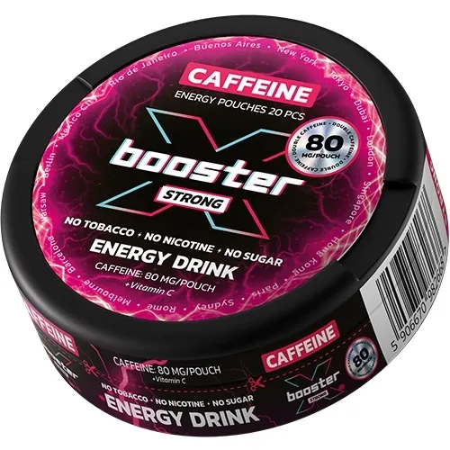  Woreczki Kofeinowe X-Booster Energy Drink 80 mg