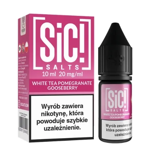 Liquid Sic! Salts - White Tea Pomegranate Gooseberry 10ml 20mg
