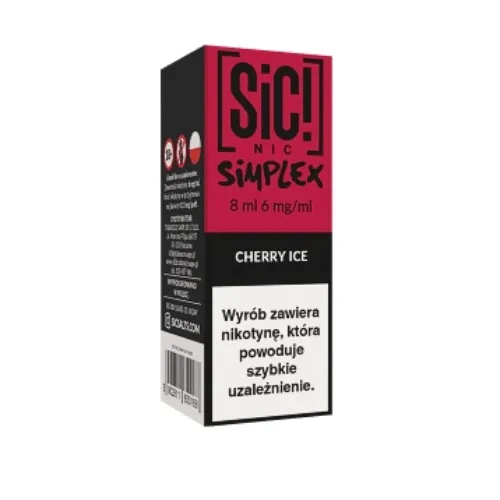  Liquid SIC! NIC 8ml Cherry Ice 6mg