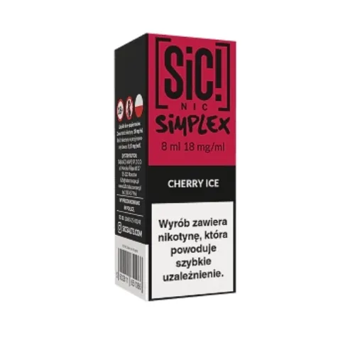 Liquid SIC! NIC 8ml Cherry Ice 18mg