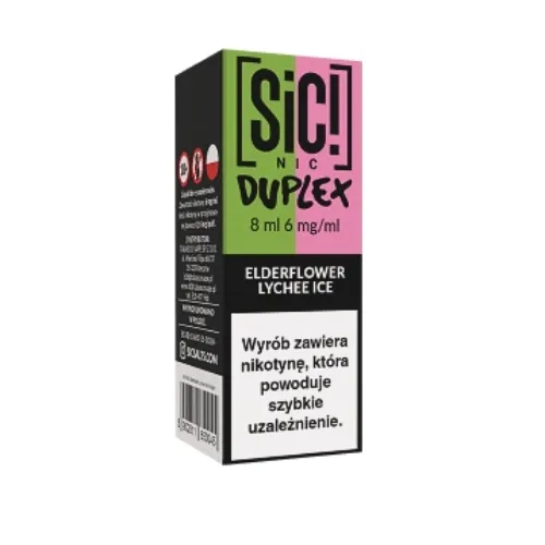 Liquid SIC! NIC 8ml Elderflower Lychee 6mg