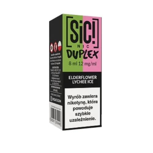  Liquid SIC! NIC 8ml Elderflower Lychee 12mg