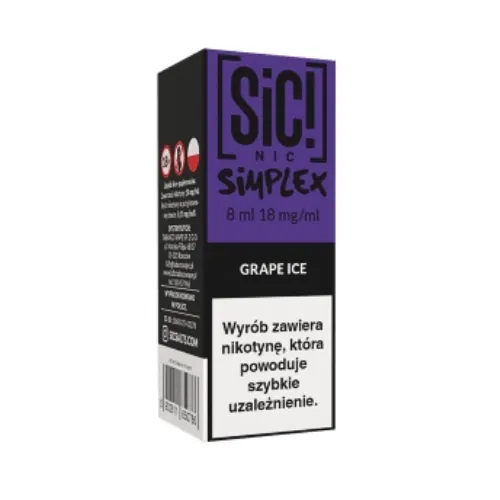 Liquid SIC! NIC 8ml Grape Ice 18mg