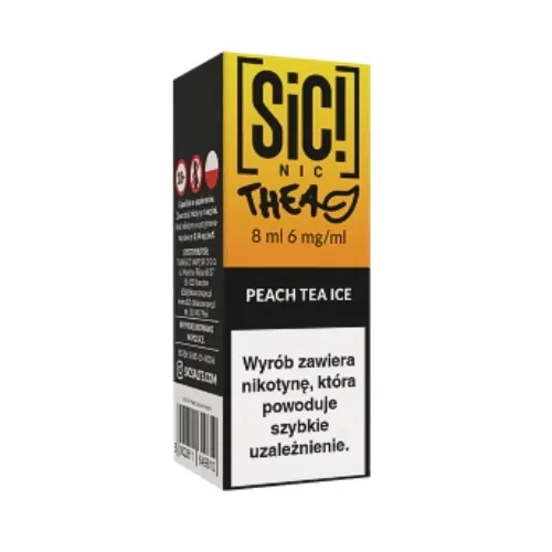  Liquid SIC! NIC 8ml Peach Tea Ice 6mg