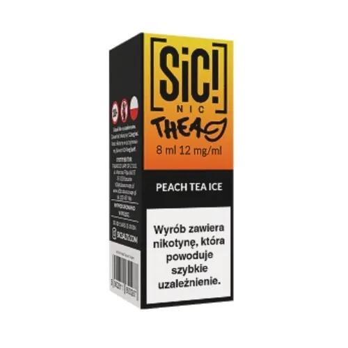  Liquid SIC! NIC 8ml Peach Tea Ice 12mg