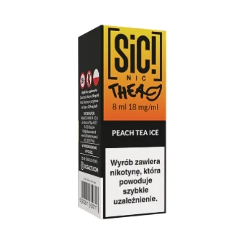 Liquid SIC! NIC 8ml Peach Tea Ice 18mg