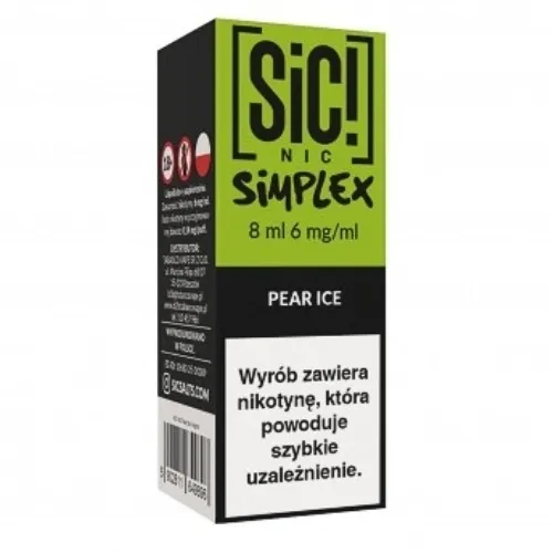  Liquid SIC! NIC 8ml Pear Ice 6mg