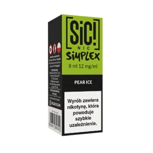  Liquid SIC! NIC 8ml Pear Ice 12mg