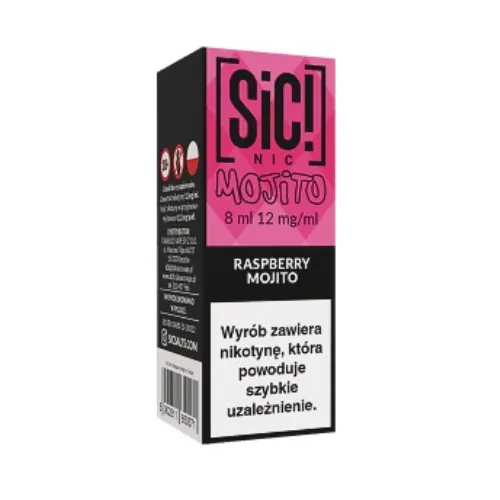 Liquid SIC! NIC 8ml Raspberry Mojito 12mg