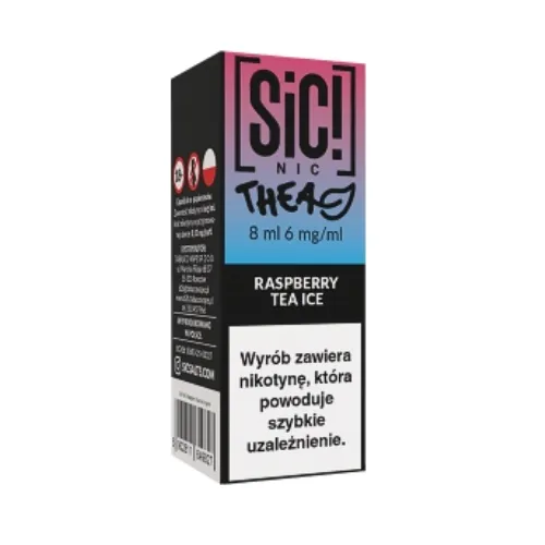  Liquid SIC! NIC 8ml Raspberry Tea Ice 6mg