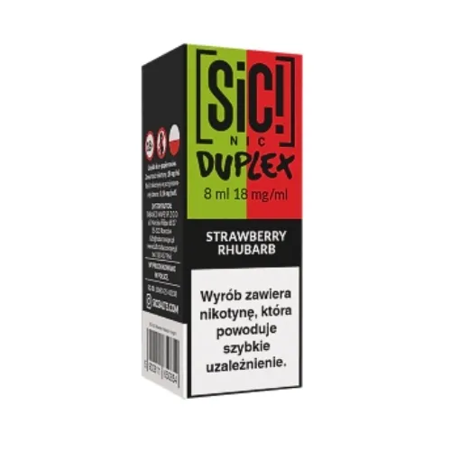  Liquid SIC! NIC 8ml Strawberry Rhubarb 18mg