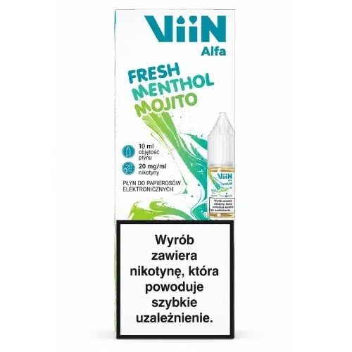  Liquid Viin Alfa - Fresh Menthol Mojito 10ml 20mg