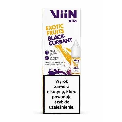 Liquid Viin Alfa - Exotic Fruits Blackcurrant 10ml 20mg