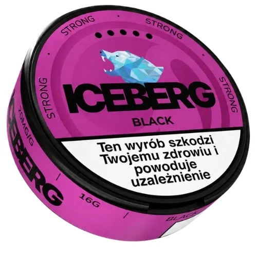  Woreczki nikotynowe ICEBERG Black