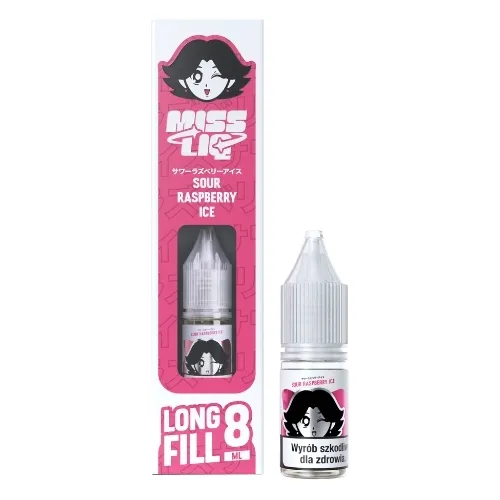 Longfill Miss Liq - Sour Raspberry Ice 8/10ml